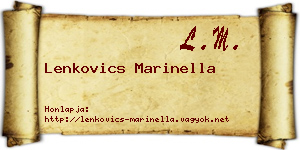 Lenkovics Marinella névjegykártya